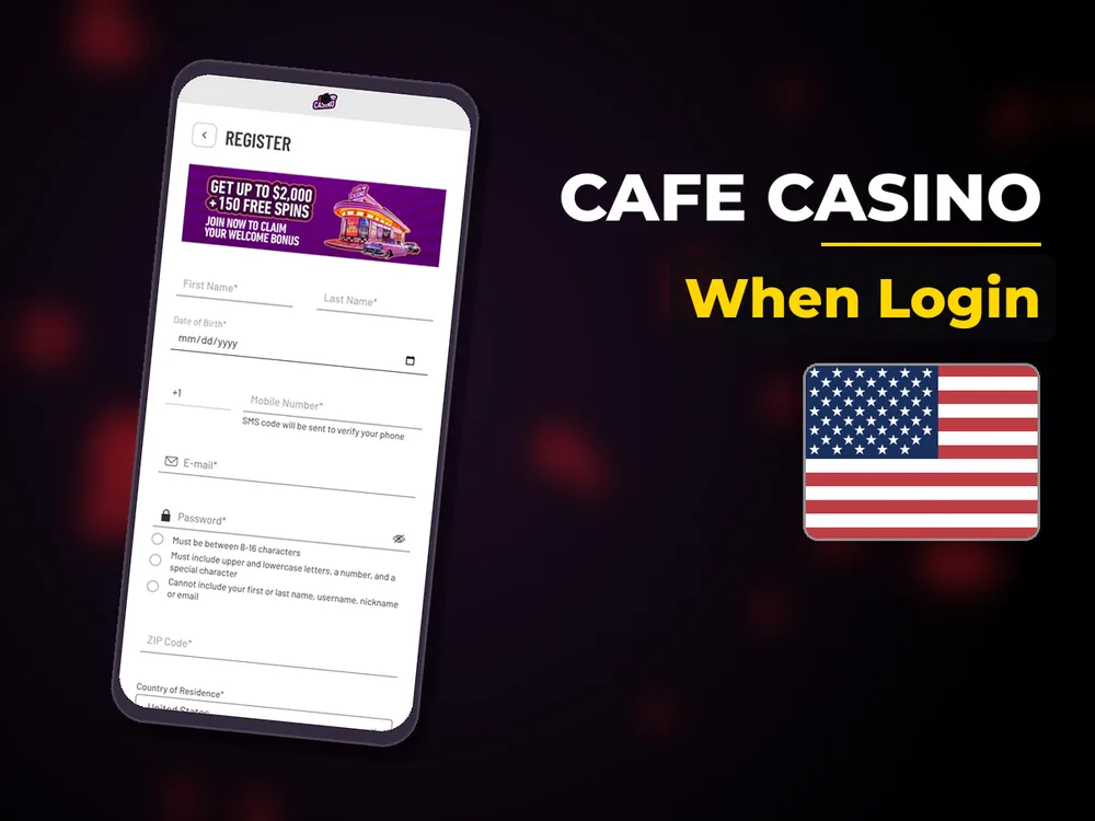 Cafe Casino - When Login