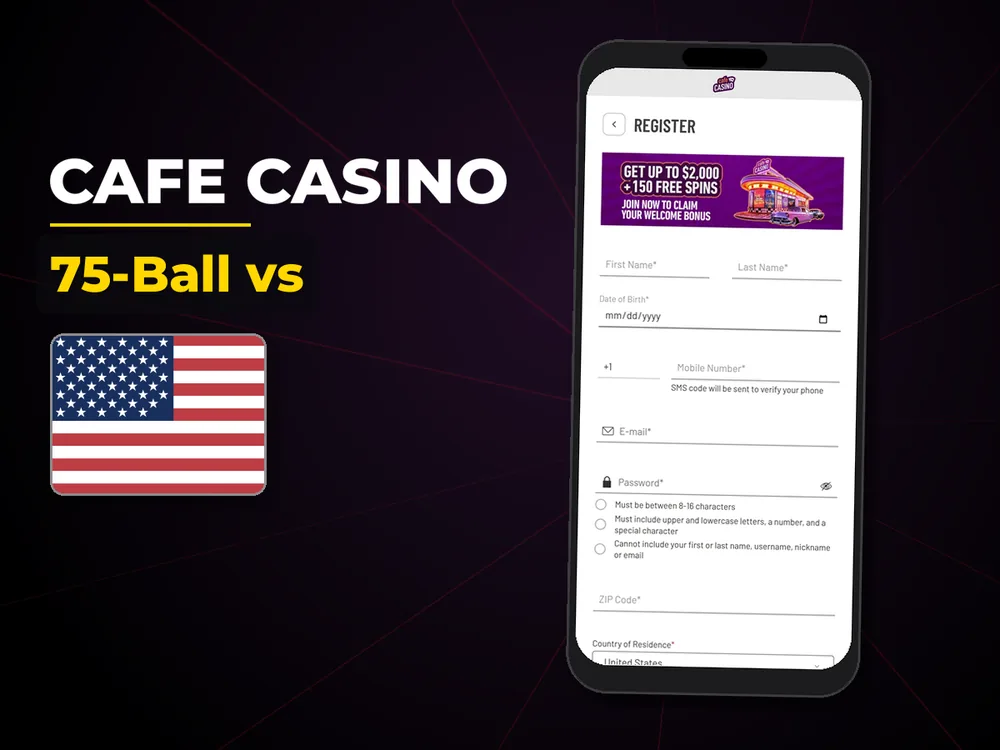 Cafe Casino - 75-Ball vs