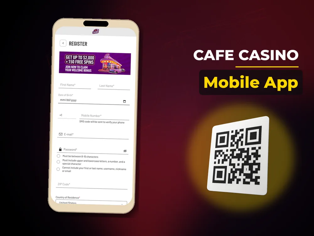 Cafe Casino - Mobile App