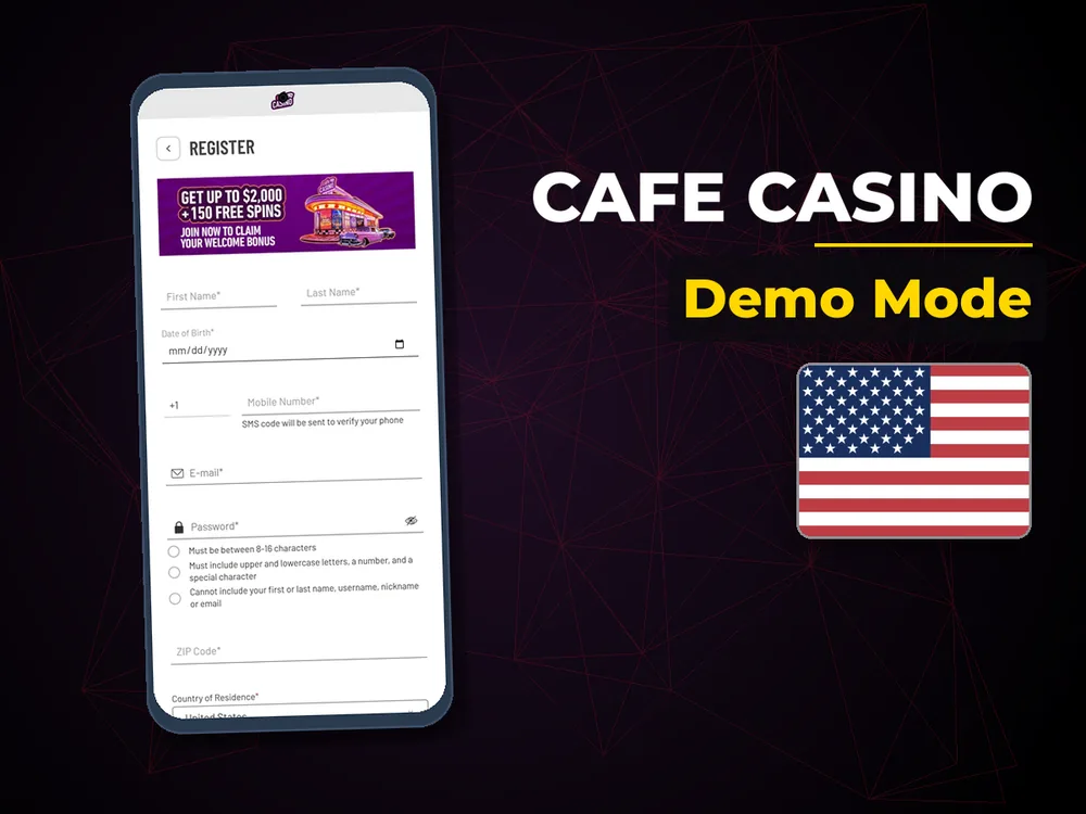 Cafe Casino - Demo Mode