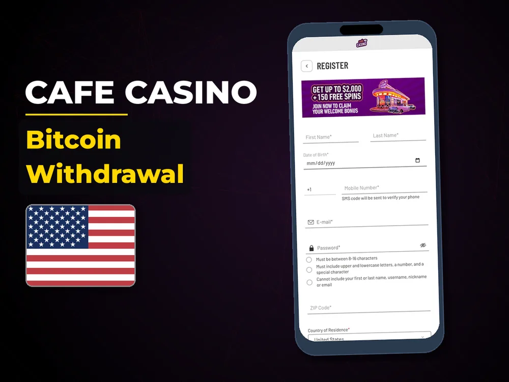 Cafe Casino - Bitcoin Withdrawal