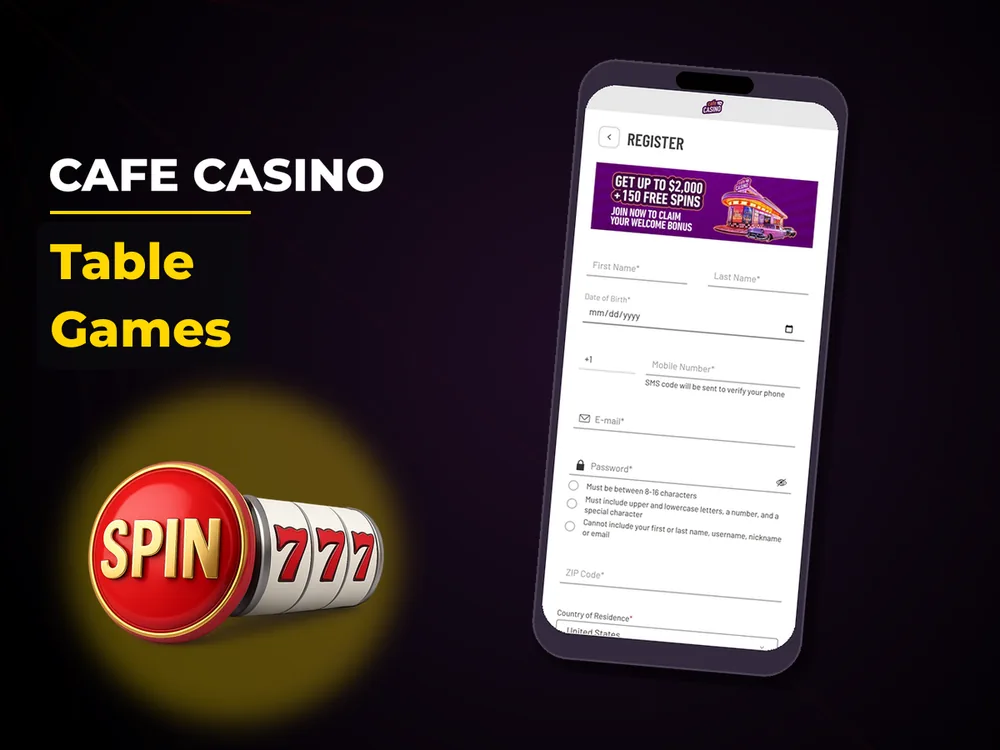 Cafe Casino - Table Games