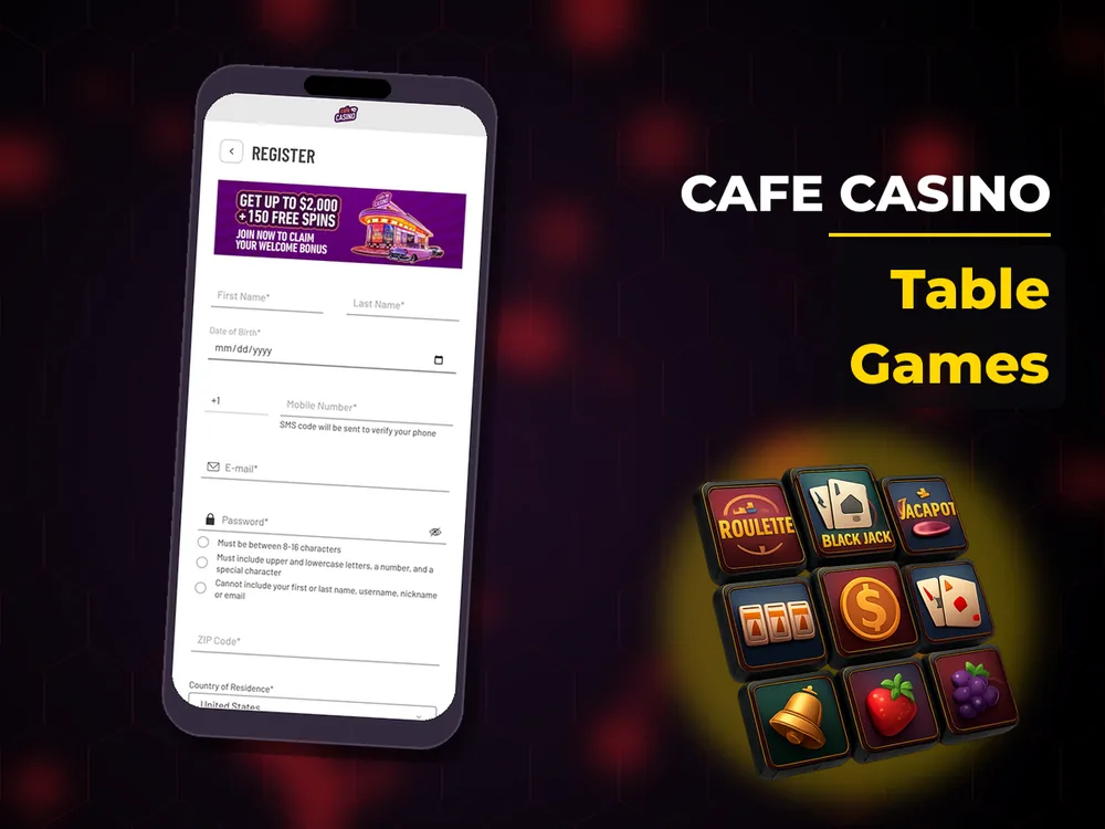 Cafe Casino - Table Games