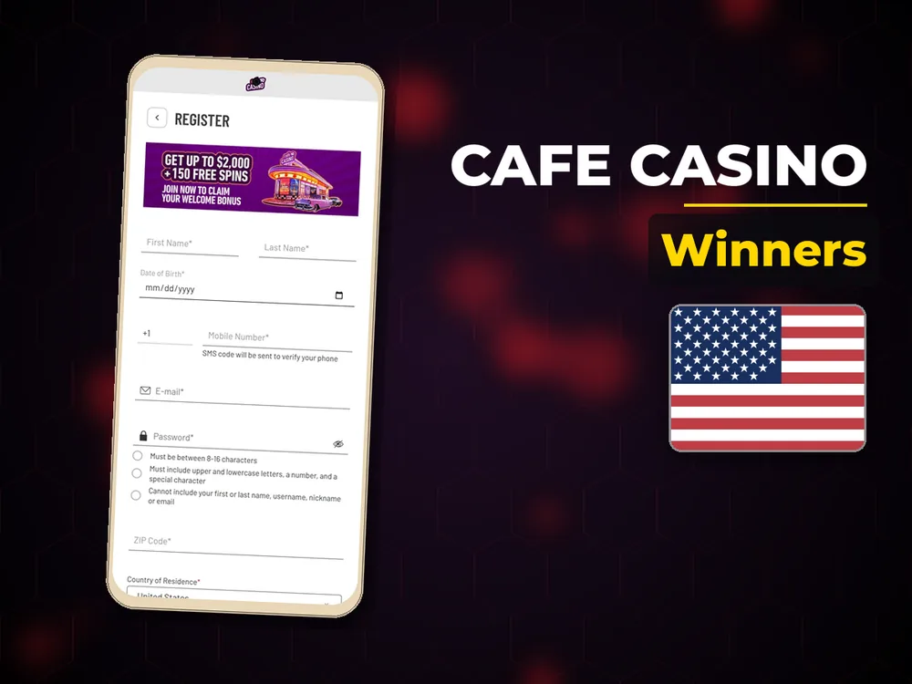 Cafe Casino - Winners