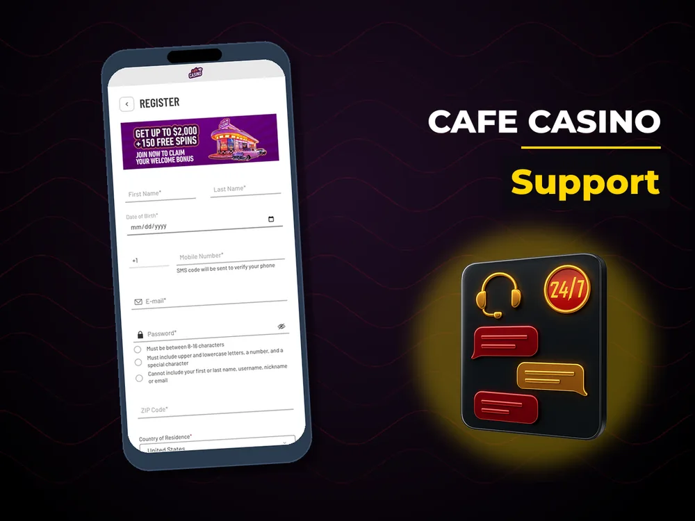 Cafe Casino - Support