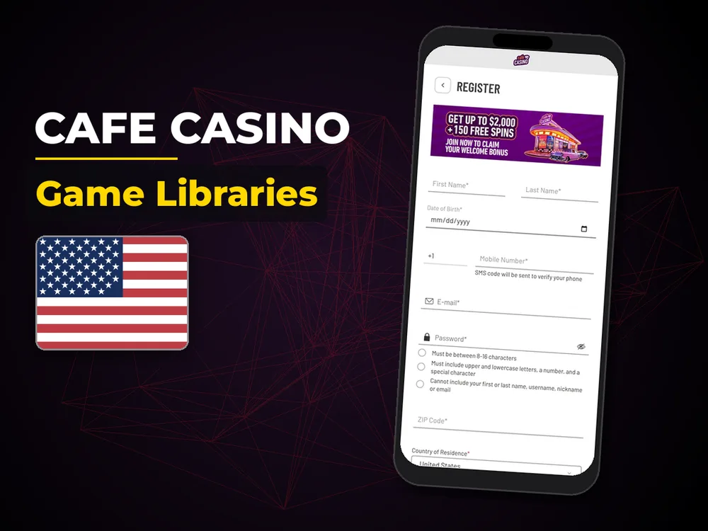 Cafe Casino - Game Libraries