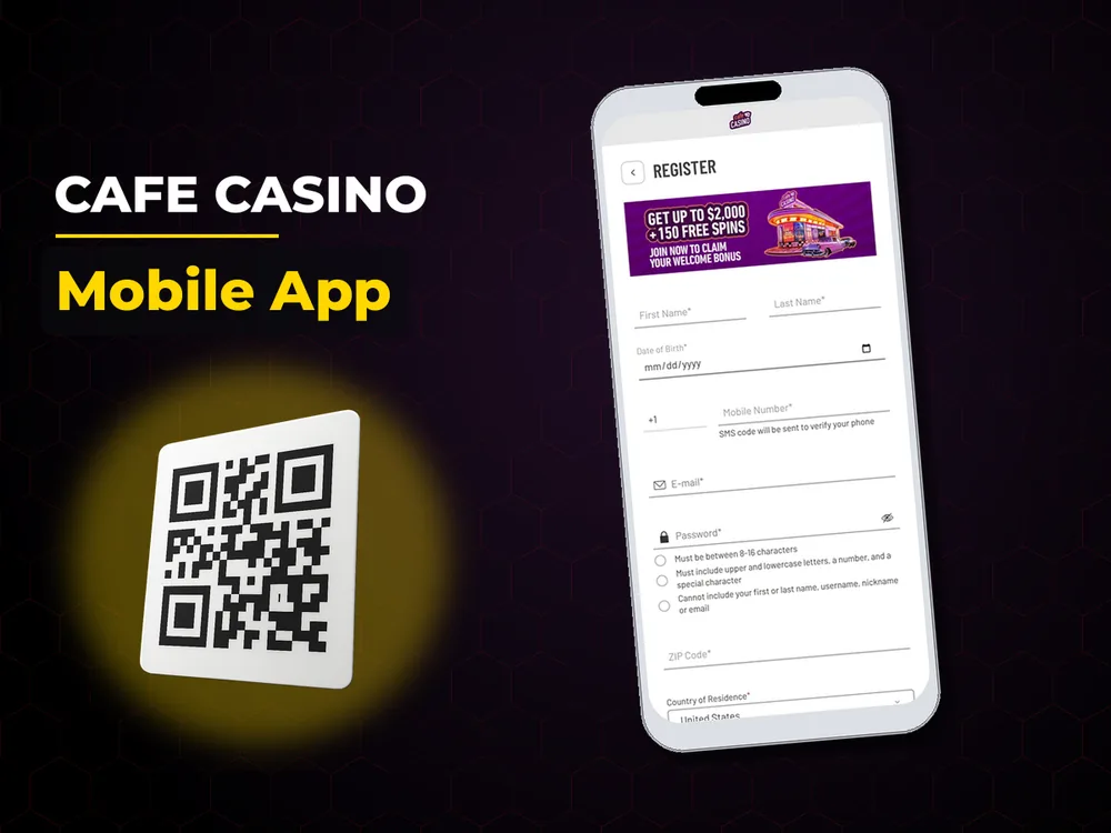 Cafe Casino - Mobile App