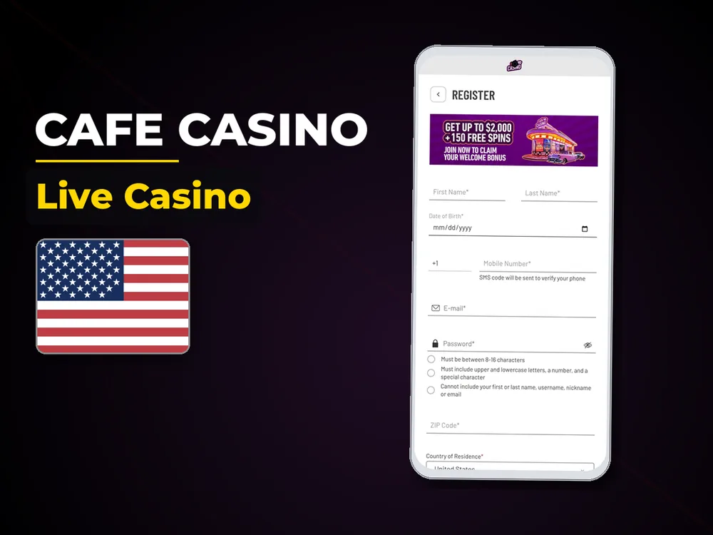 Cafe Casino - Live Casino