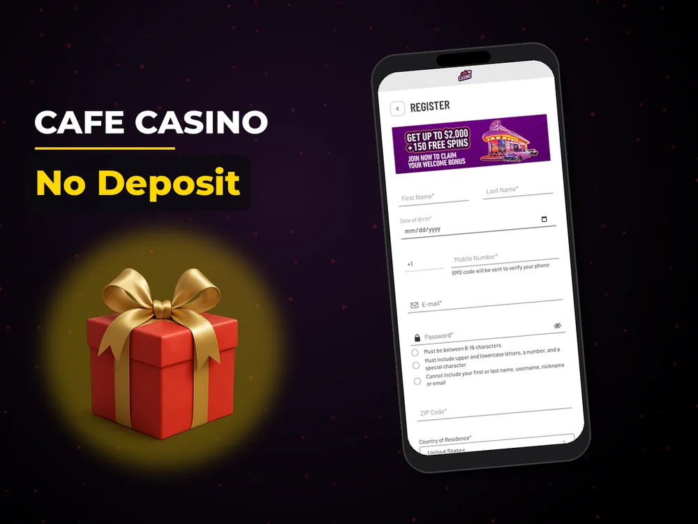 Cafe Casino - No Deposit
