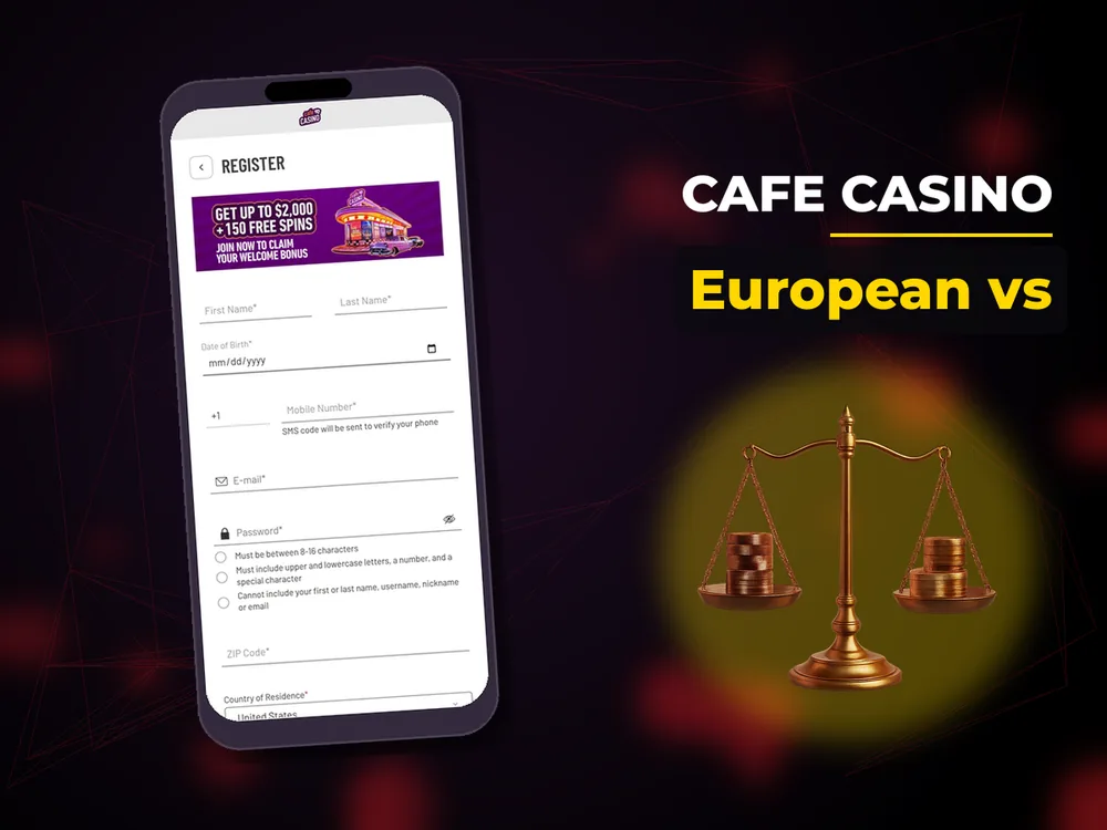 Cafe Casino - European vs