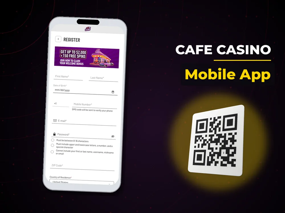 Cafe Casino - Mobile App