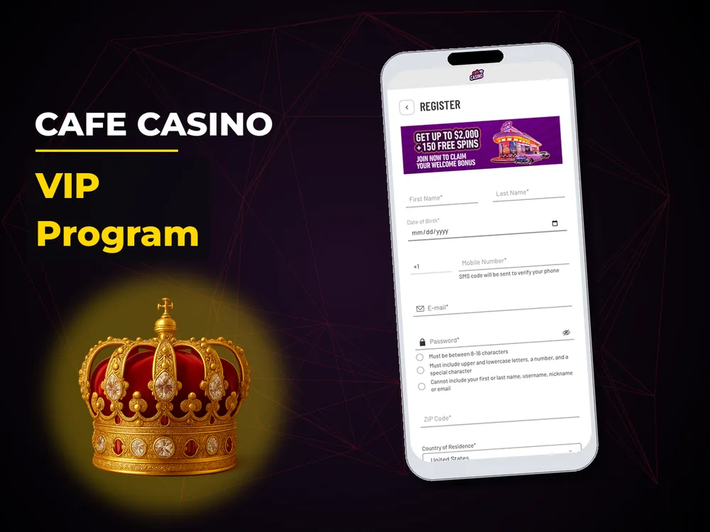 Cafe Casino - VIP Program